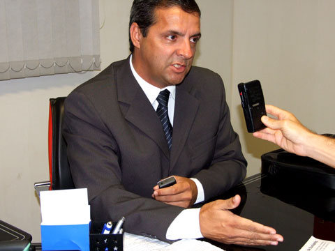 O presidente da C&acirc;mara, Vasco Queiroz, em entrevista &agrave; nossa equipe