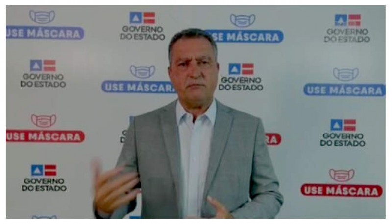 Foto: Governador Rui Costa anuncia toque de recolher por uma semana na BA