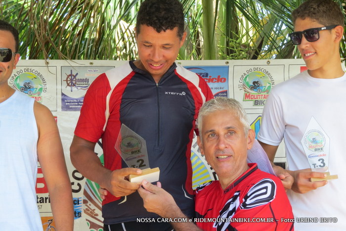 O atleta Gilmar da cidade de Guaratinga fez bonito na Copa do Descobrimento de MTB de Porto Seguro