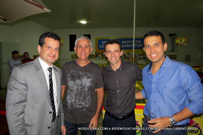 Da esq/direita Pedro Trindade, Juscelino Pires, Leonardo Matias e Hugo Cedro