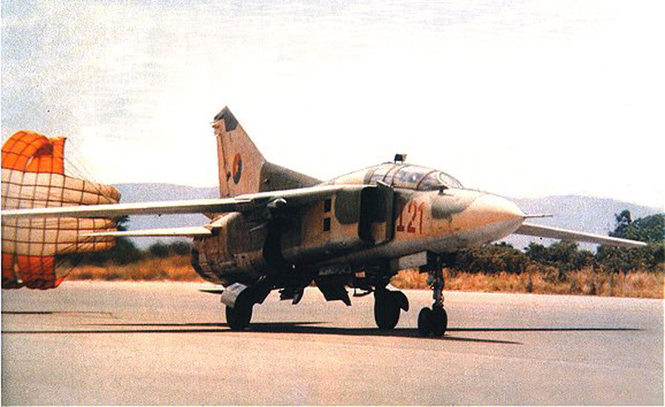 Os MiG-23 cubanos realizaram mais de mil miss�es da Guerra de Ogaden ao lado da Eti�pia