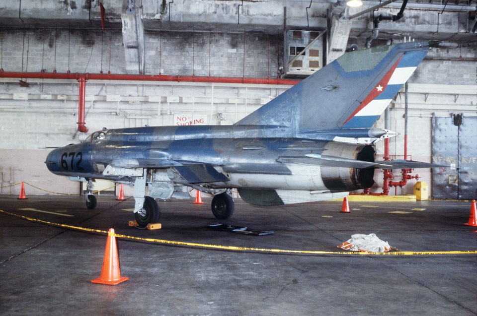 Os MiG-21 cubanos est�o em condi��es lament�veis e raramente voam