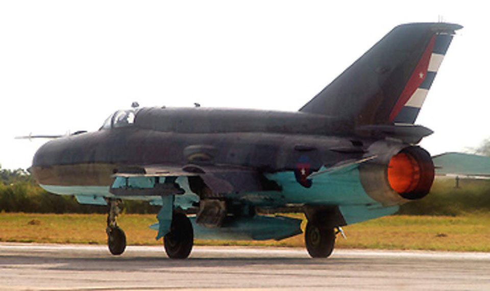Os ca�as MiG-21 cubanos caminham para seus �ltimos voos em poucos devem ser totalmente desativados