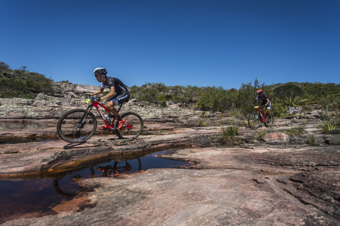 S�rgio Mantec�n e Ricardo Pscheidt na Brasil Ride 2014 - Foto: Fabio Piva / Brasil Ride)