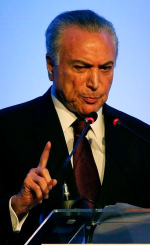 Ministério Público Eleitoral quer a cassação do presidente Michel Temer Paulo Withaker/Reuters